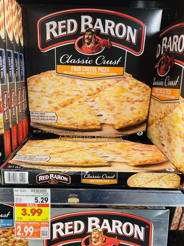 red baron pizza kroger shelf image (1)