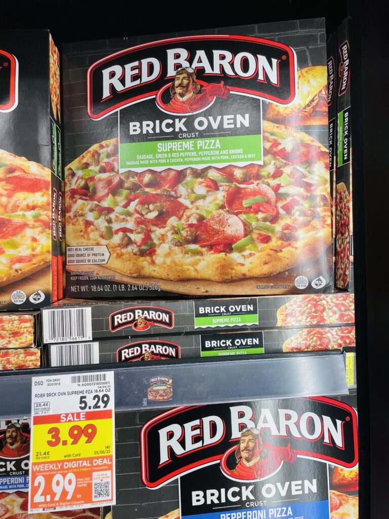 red baron pizza kroger shelf image (1)
