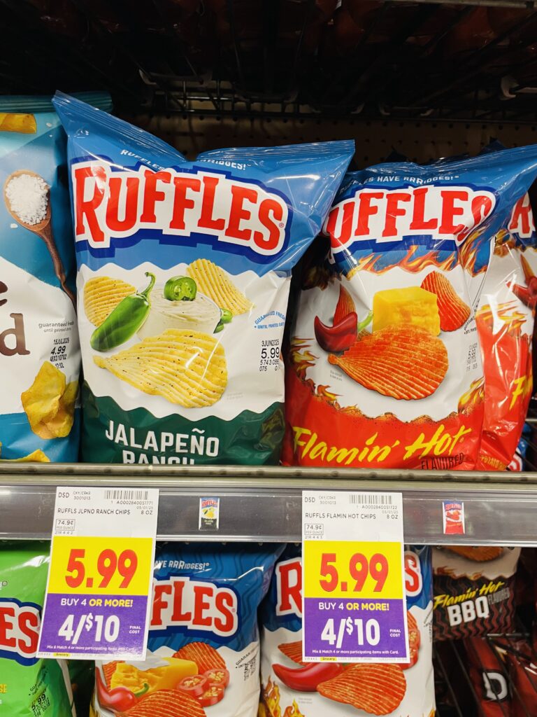ruffles, doritos and tostitos kroger shelf image (1)