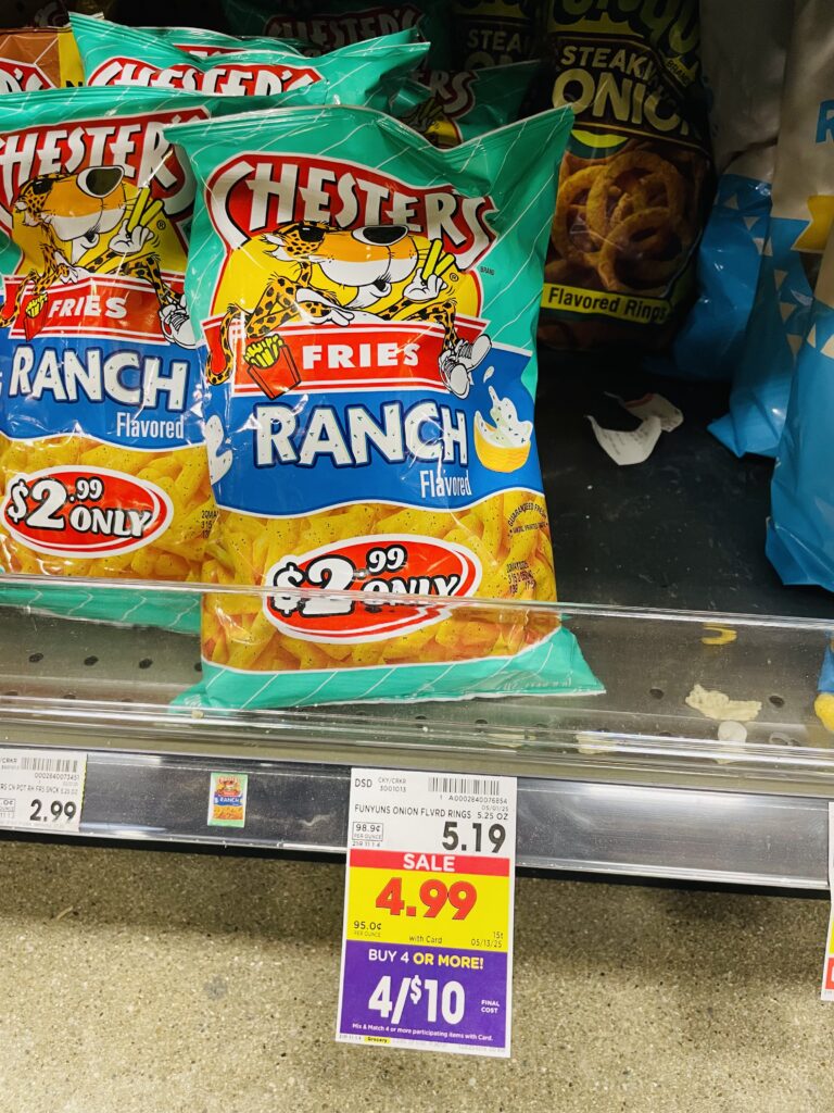 ruffles, doritos and tostitos kroger shelf image (1)