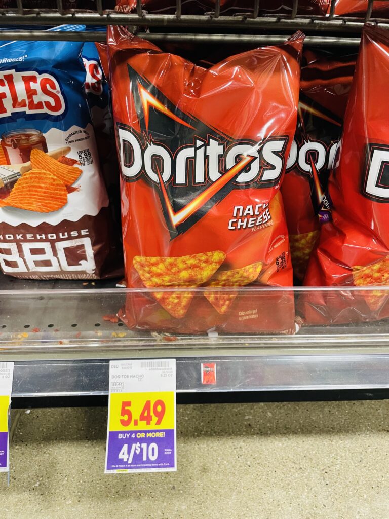 ruffles, doritos and tostitos kroger shelf image (1)