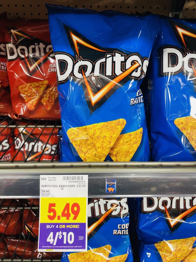 ruffles, doritos and tostitos kroger shelf image (1)