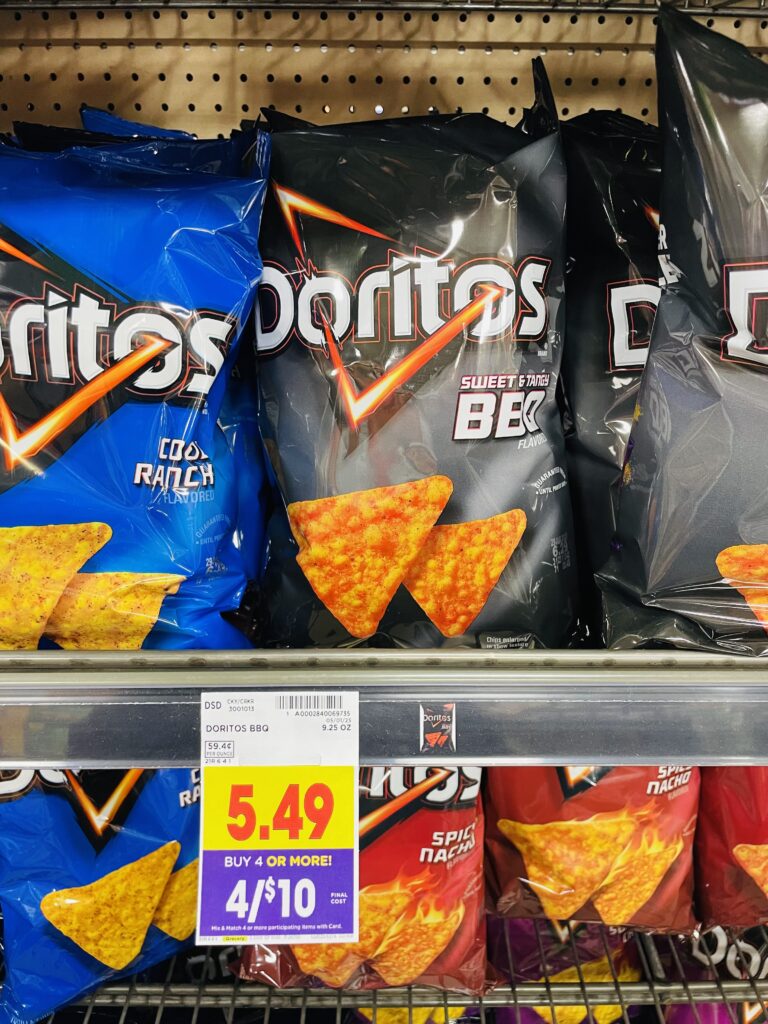 ruffles, doritos and tostitos kroger shelf image (1)