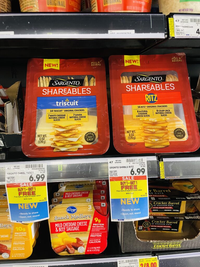 sargento shareables kroger shelf image