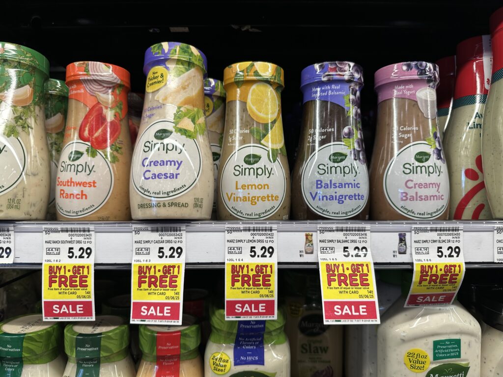 simply dressing kroger shelf image