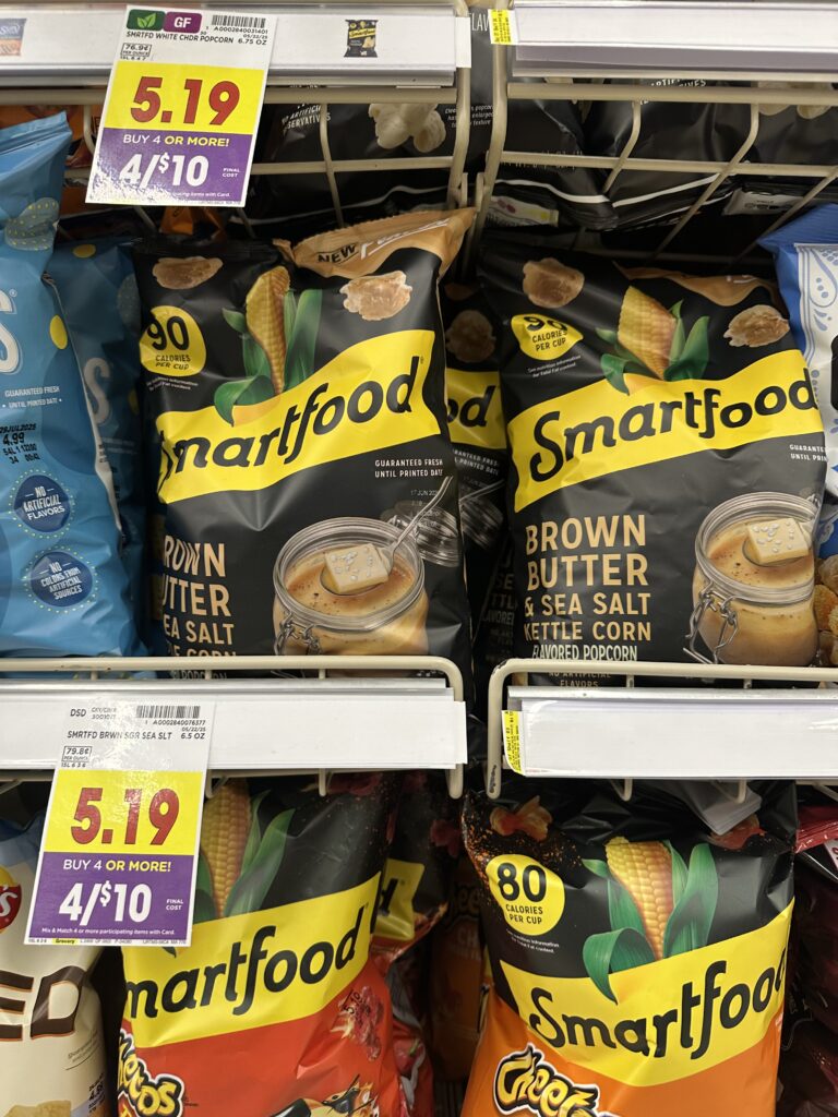 smartfood popcorn kroger shelf image (1)