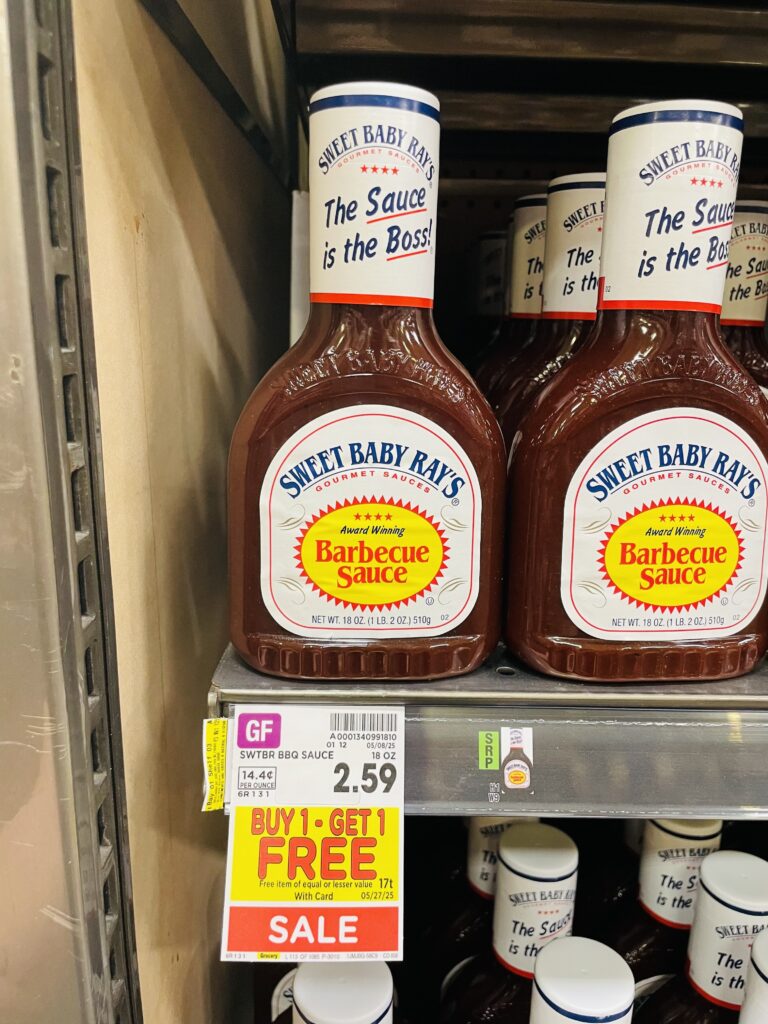 sweet baby ray's kroger shelf image (3)