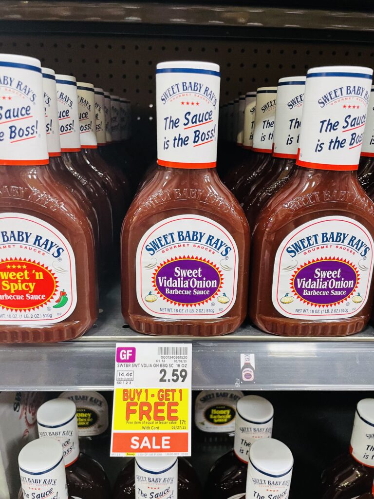sweet baby ray's kroger shelf image (3)