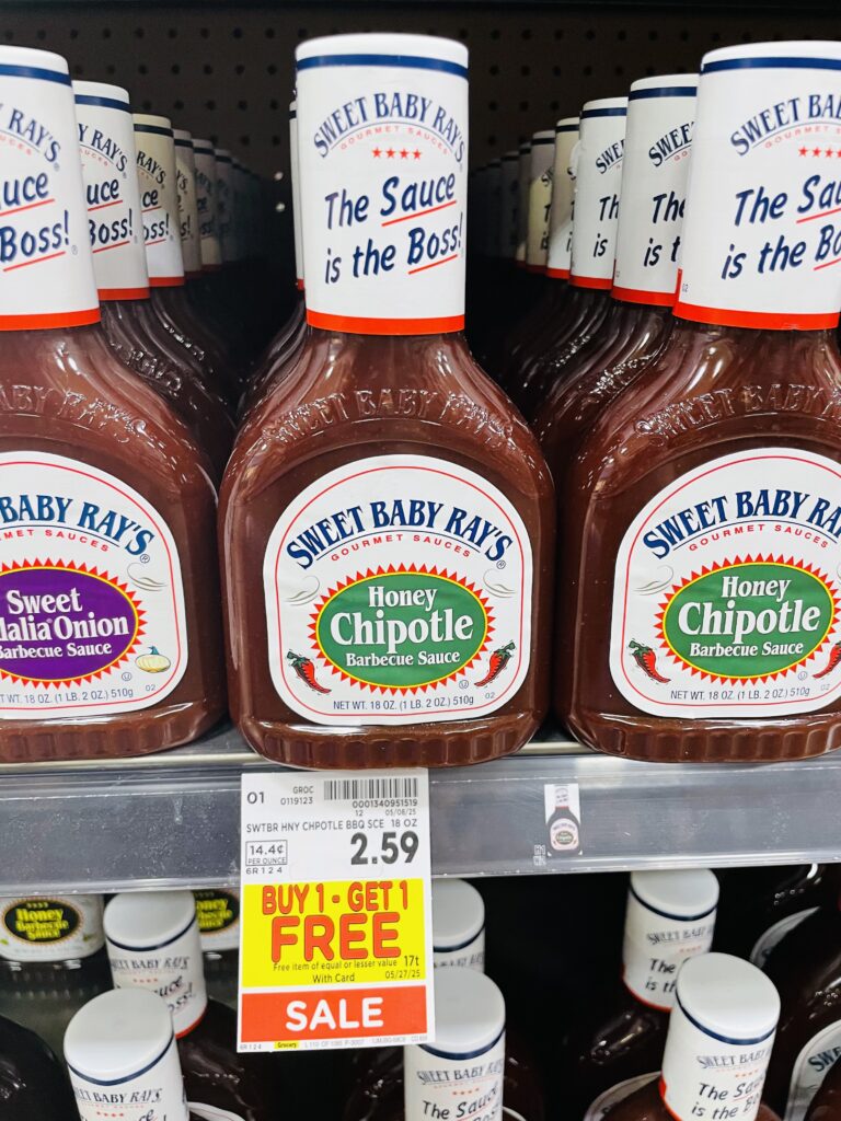 sweet baby ray's kroger shelf image (3)