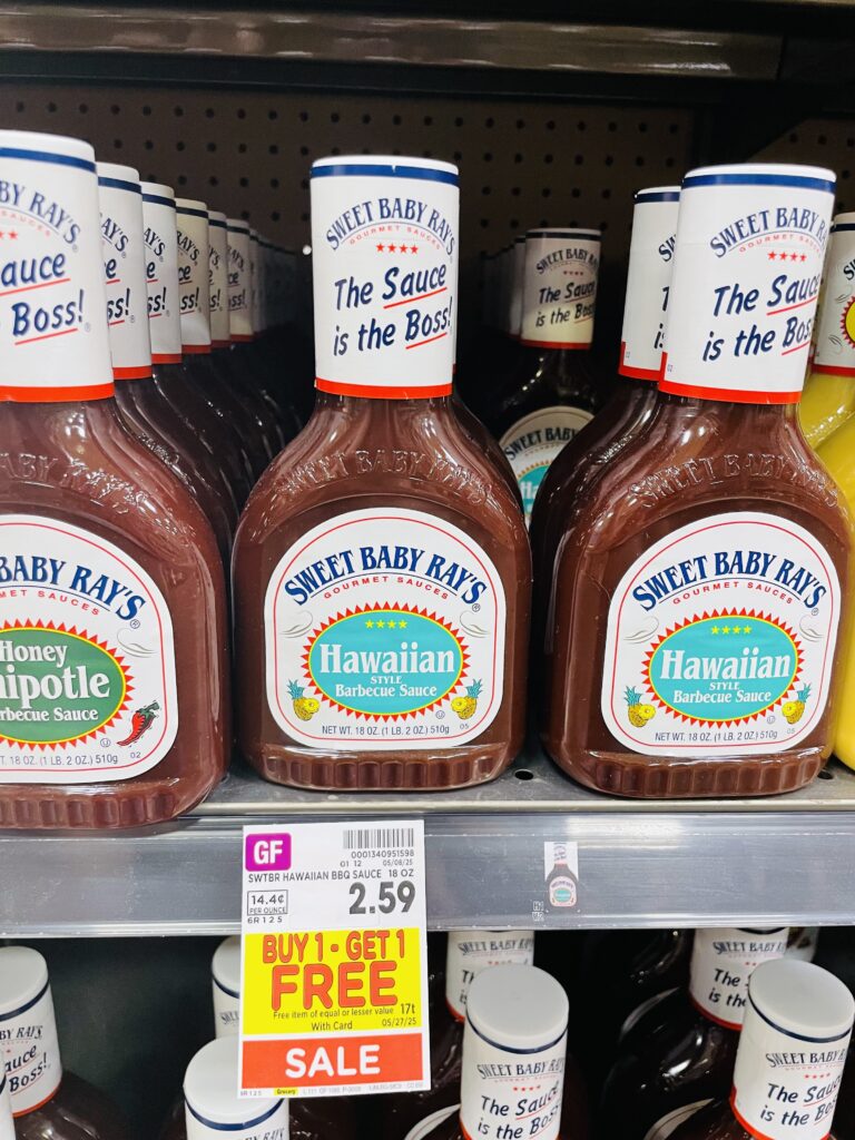 sweet baby ray's kroger shelf image (3)