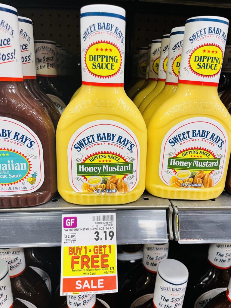 sweet baby ray's kroger shelf image (3)