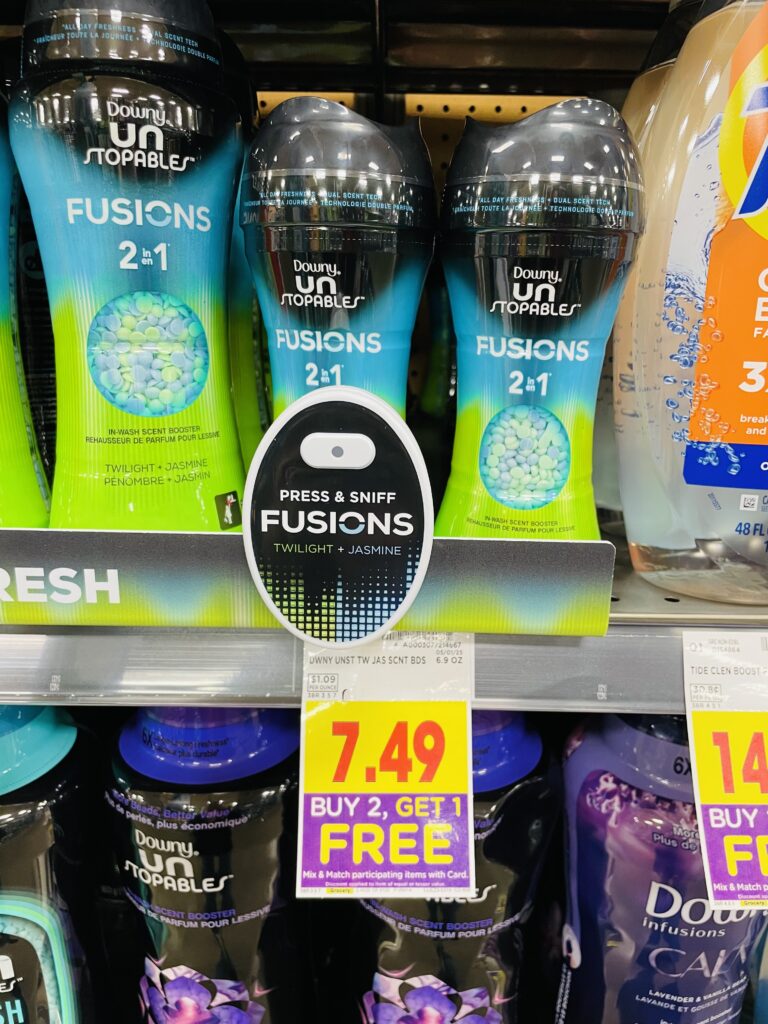 tide, downy and gain kroger shelf image (1)