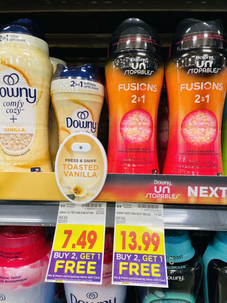 tide, downy and gain kroger shelf image (1)