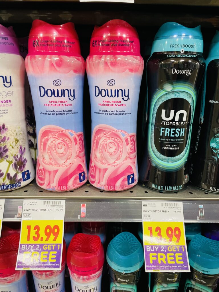 tide, downy and gain kroger shelf image (1)