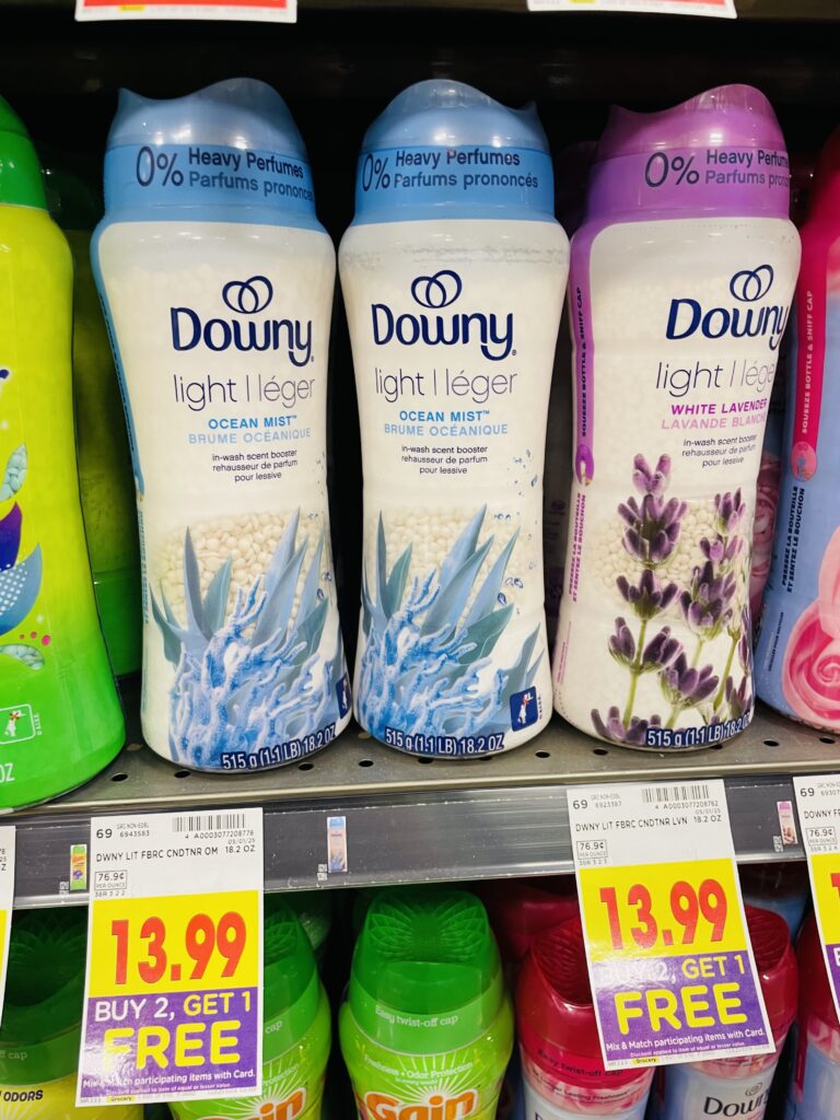 tide, downy and gain kroger shelf image (1)