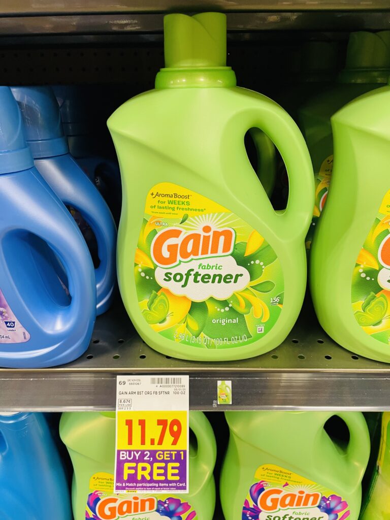 tide, downy and gain kroger shelf image (1)
