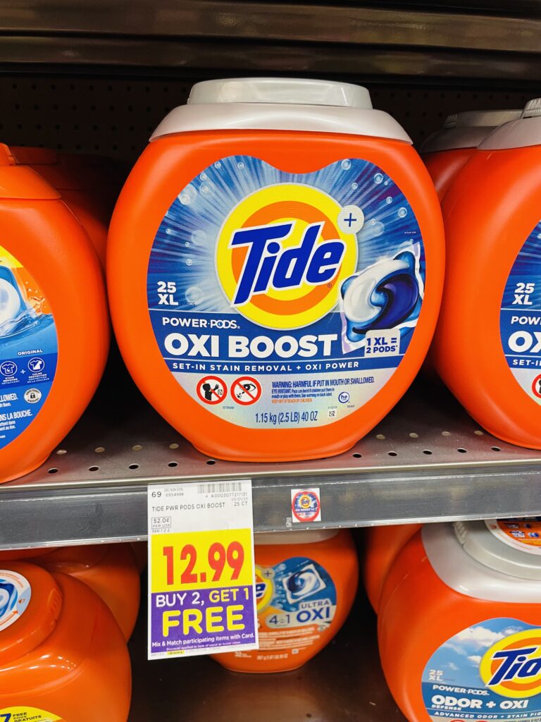 tide, downy and gain kroger shelf image (1)