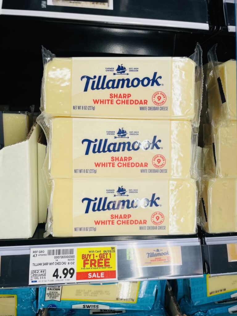 tillamook cheese kroger shelf image (6)