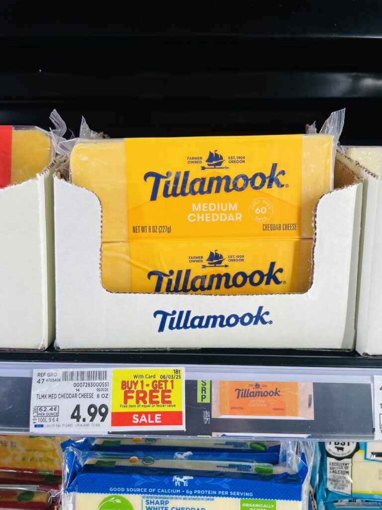 tillamook cheese kroger shelf image (6)