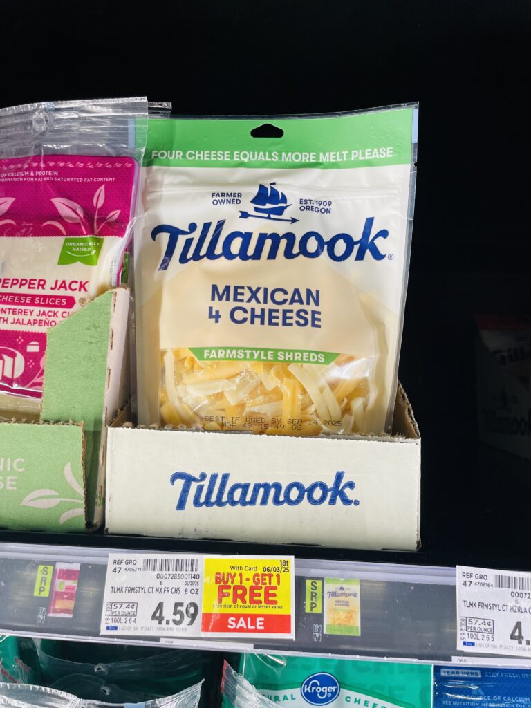 tillamook cheese kroger shelf image (6)