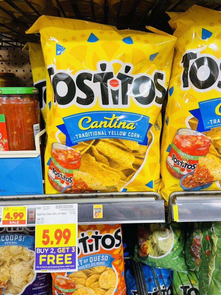 tostitos, cheetos and doritos kroger shelf image (1)