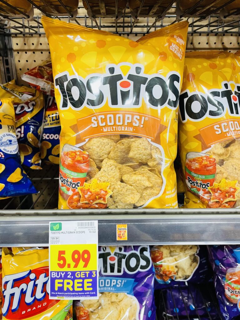 tostitos, cheetos and doritos kroger shelf image (1)
