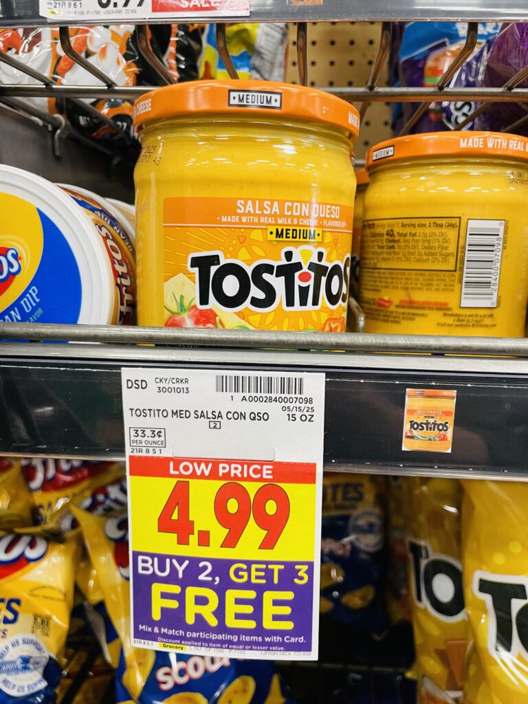 tostitos, cheetos and doritos kroger shelf image (1)
