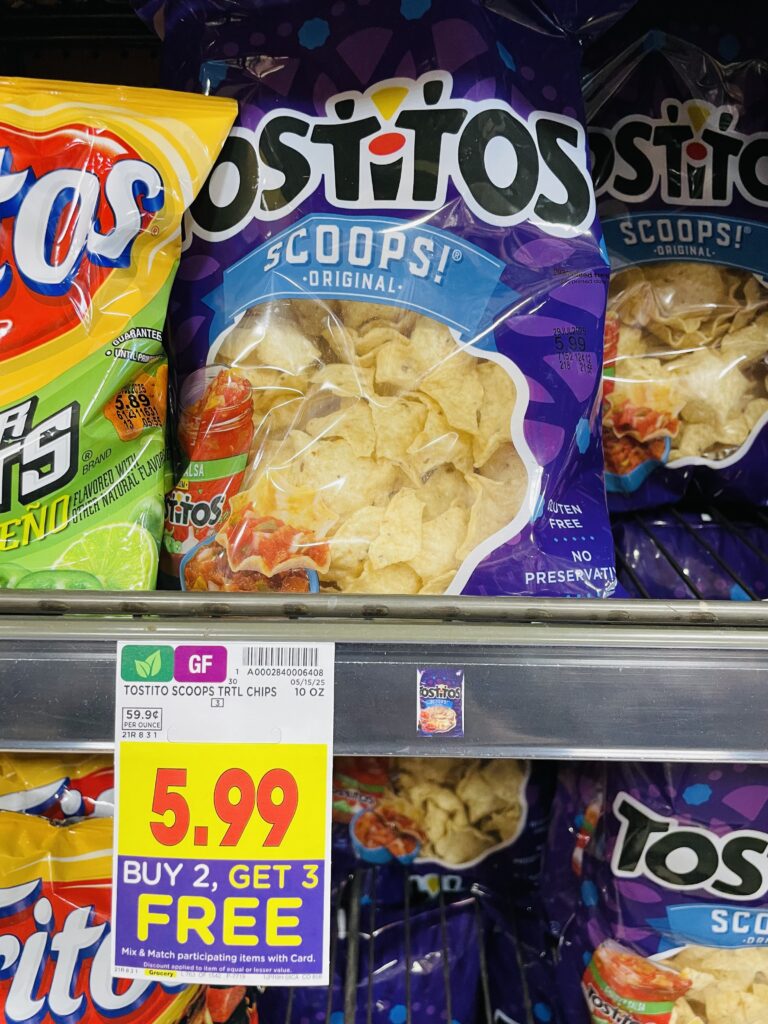 tostitos, cheetos and doritos kroger shelf image (1)