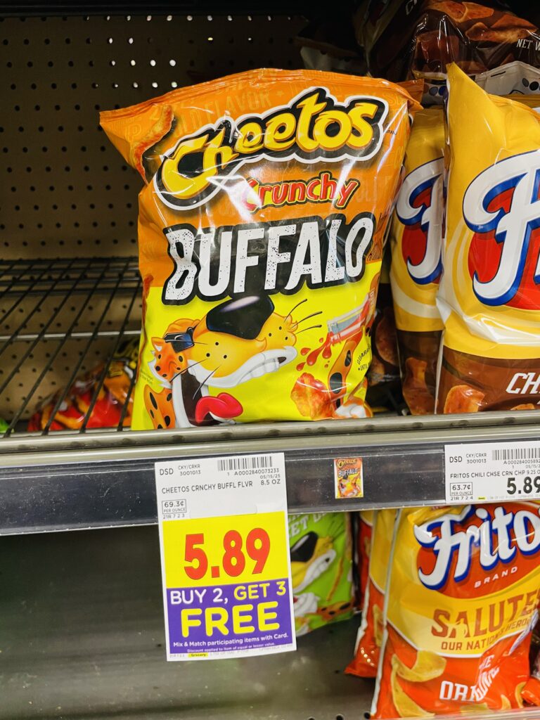 tostitos, cheetos and doritos kroger shelf image (1)