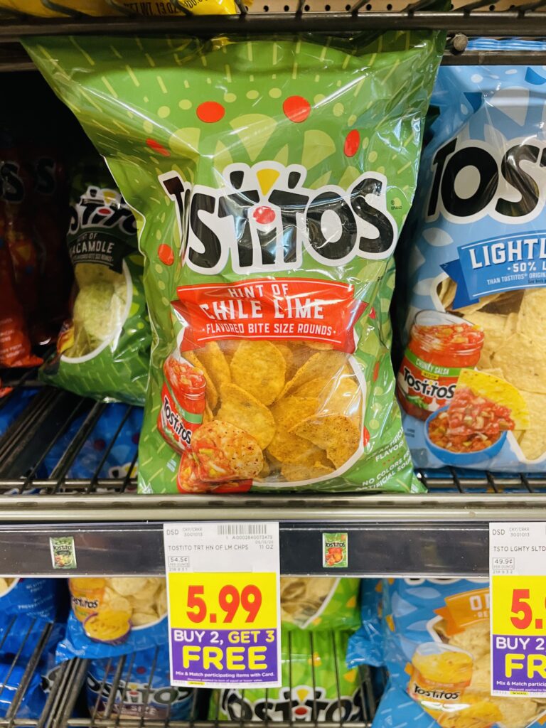 tostitos, cheetos and doritos kroger shelf image (1)