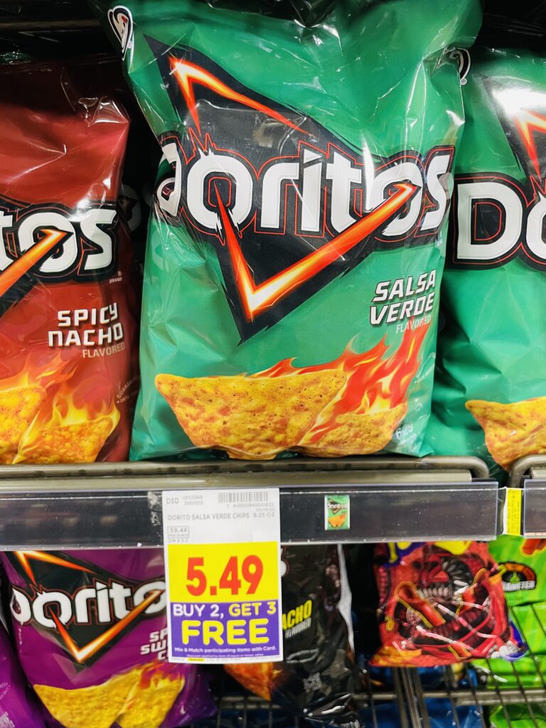 tostitos, cheetos and doritos kroger shelf image (1)