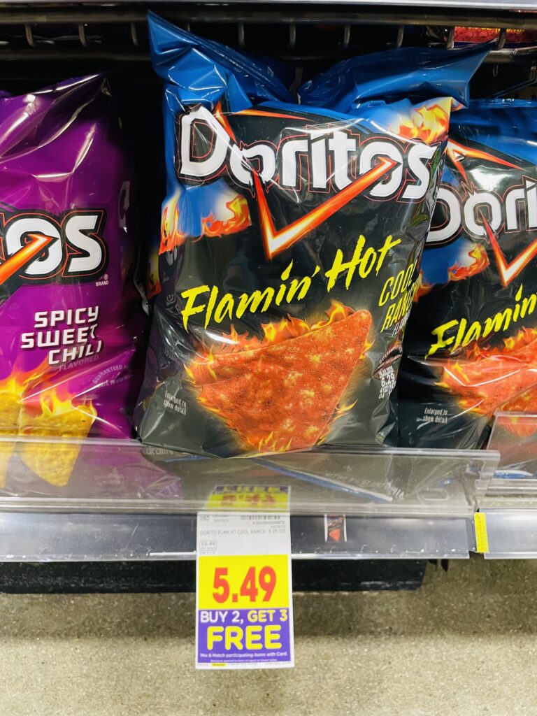 tostitos, cheetos and doritos kroger shelf image (1)