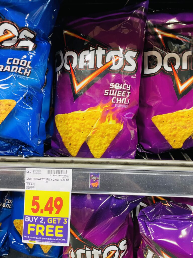 tostitos, cheetos and doritos kroger shelf image (1)