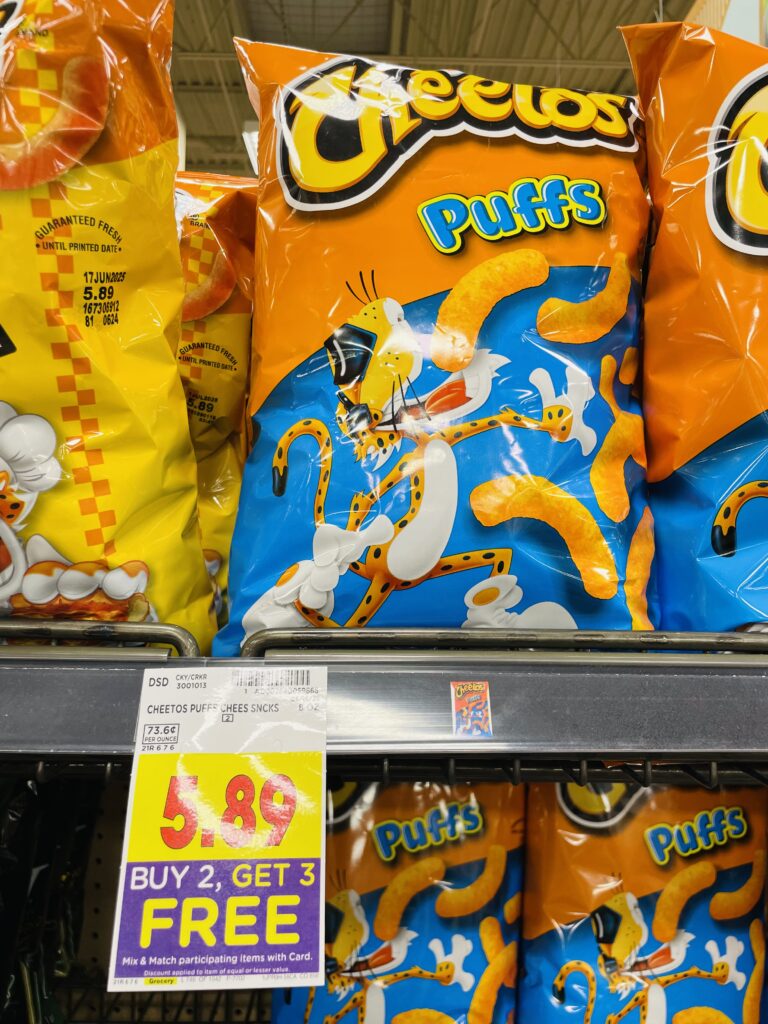 tostitos, cheetos and doritos kroger shelf image (1)