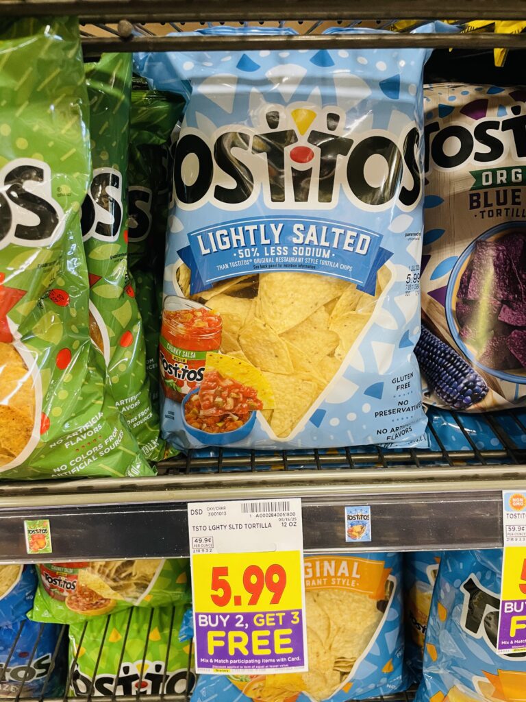 tostitos, cheetos and doritos kroger shelf image (1)