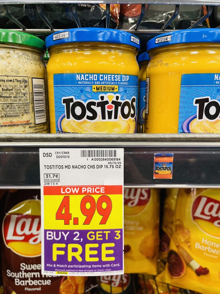 tostitos, cheetos and doritos kroger shelf image (1)