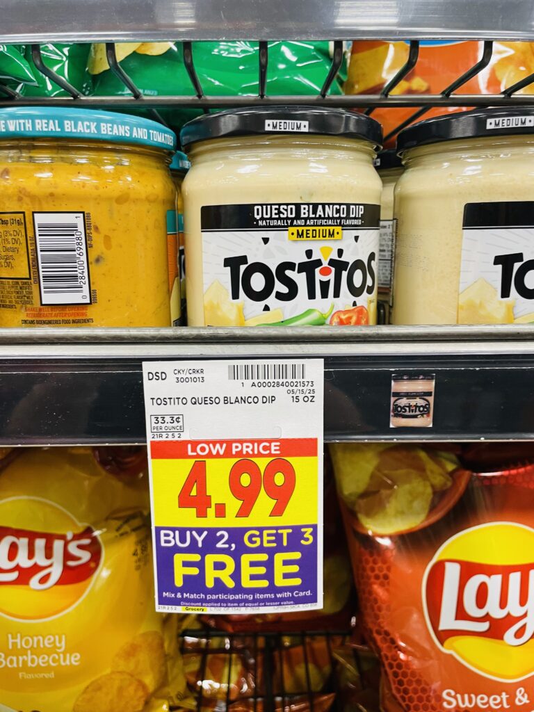 tostitos, cheetos and doritos kroger shelf image (1)