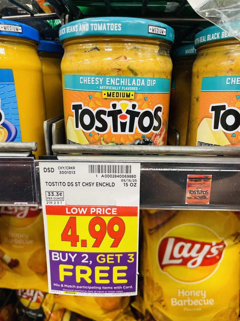 tostitos, cheetos and doritos kroger shelf image (1)