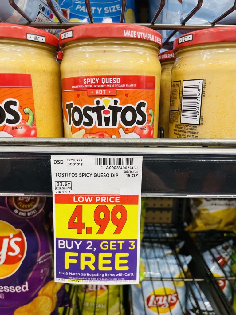 tostitos, cheetos and doritos kroger shelf image (1)