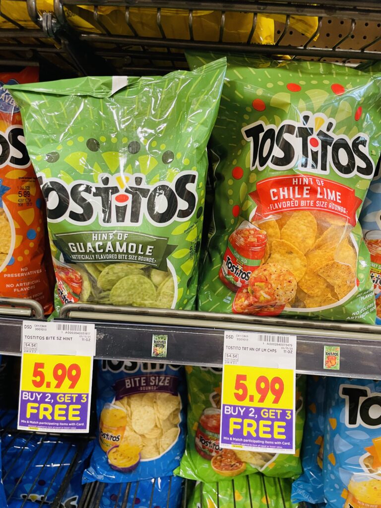 tostitos, cheetos and doritos kroger shelf image (1)