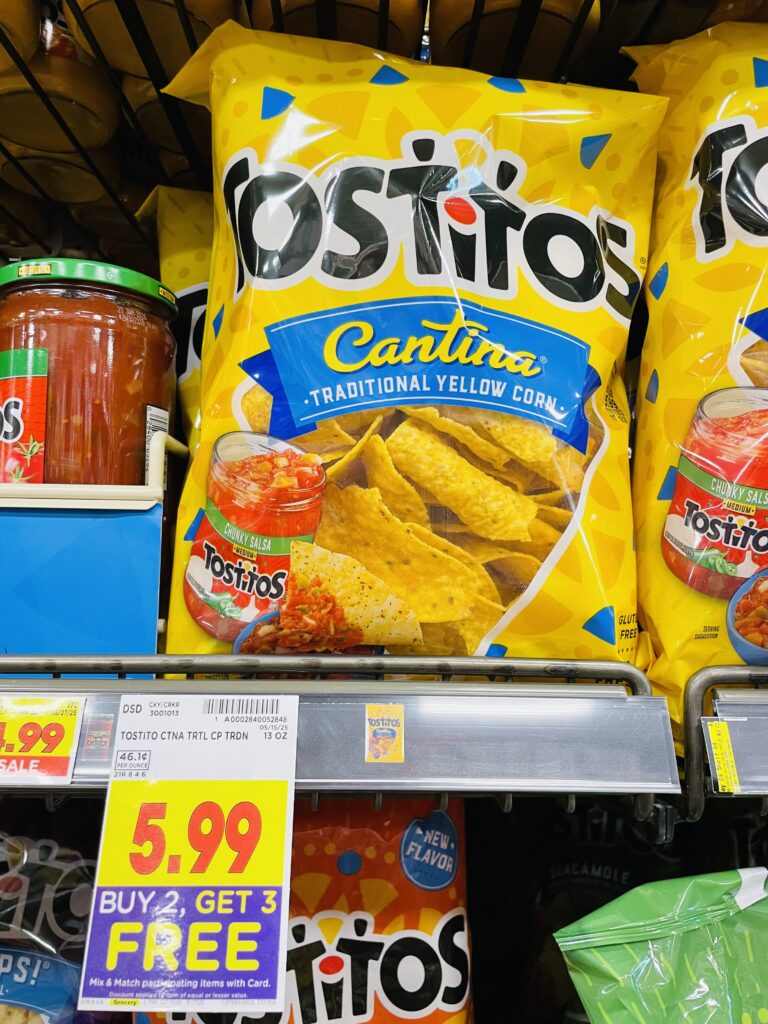 tostitos, cheetos and doritos kroger shelf image (1)