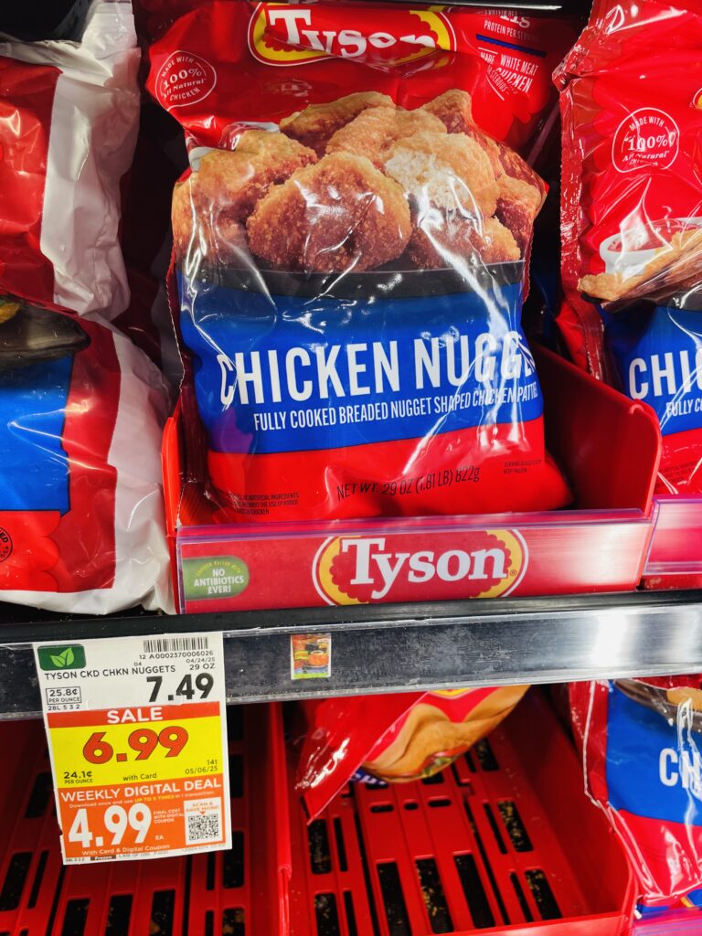 tyson frozen chicken kroger shelf image (1)