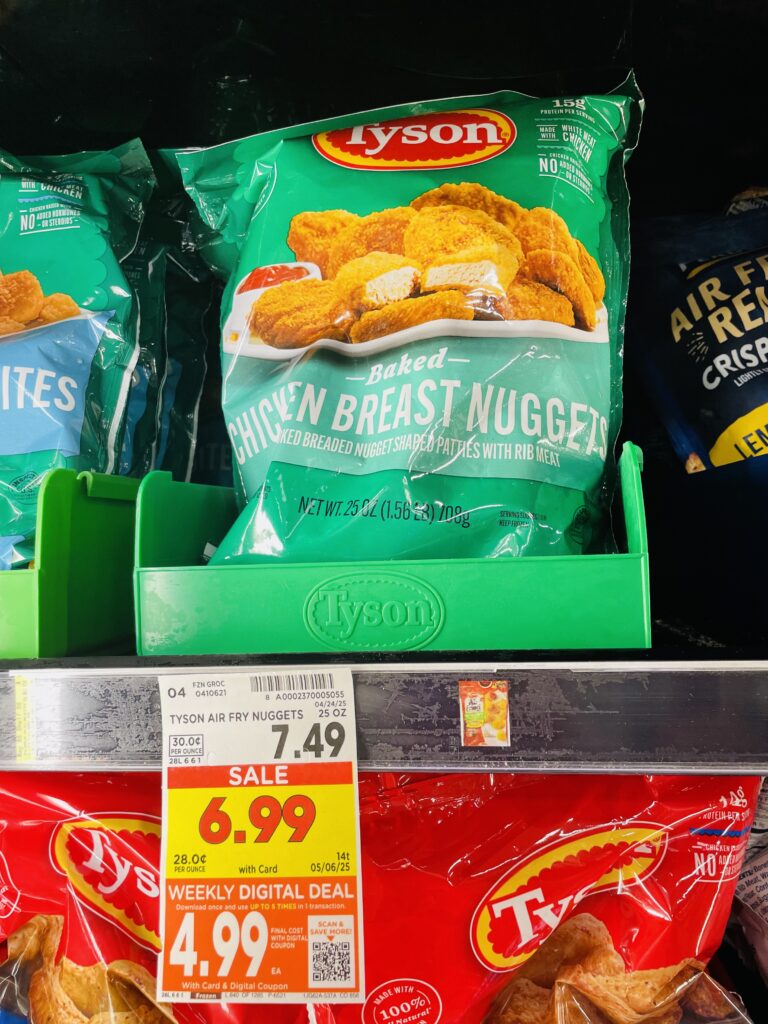 tyson frozen chicken kroger shelf image (1)