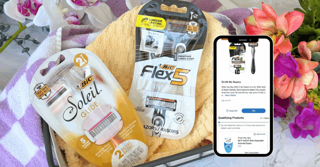 BiC disposable razors Kroger Digital Coupon