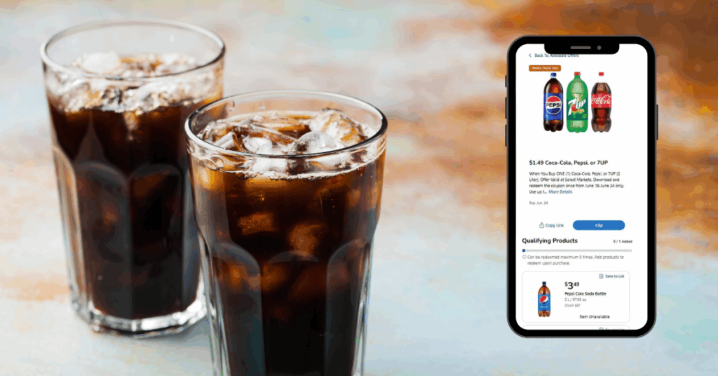 Coke, Pepsi, 7UP Kroger Digital Coupon