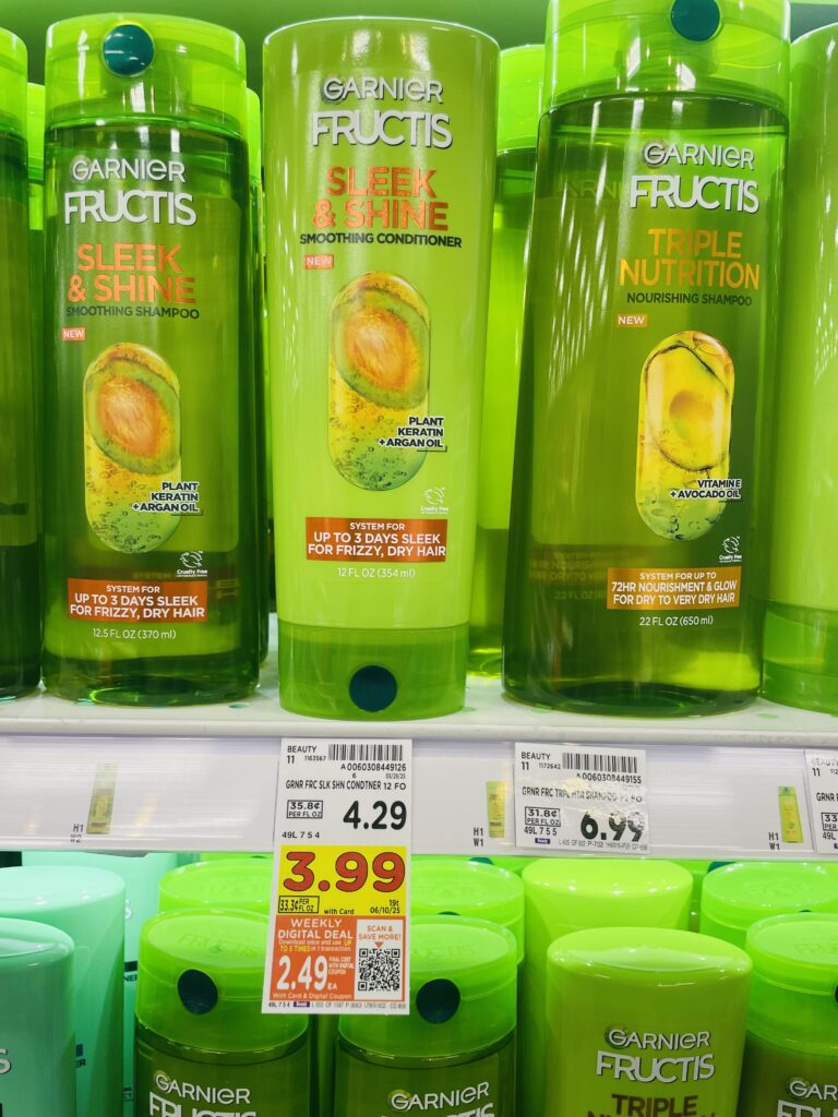 Garnier Fructis Kroger Shelf Image