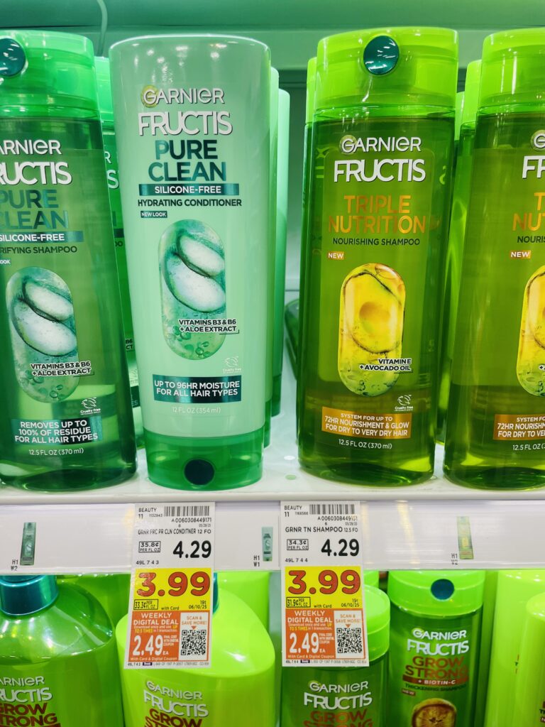 Garnier Fructis Kroger Shelf Image