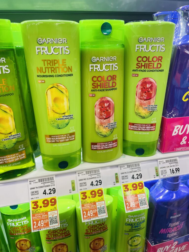 Garnier Fructis Kroger Shelf Image