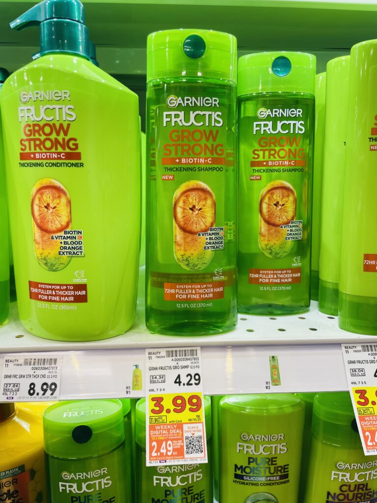 Garnier Fructis Kroger Shelf Image