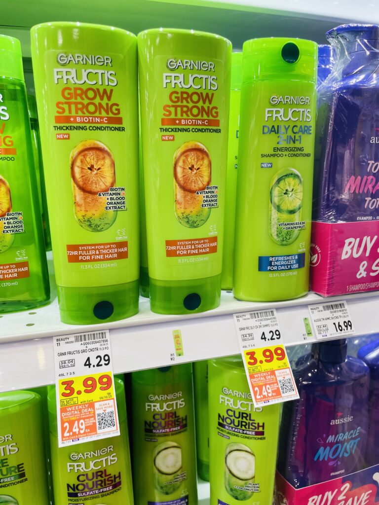 Garnier Fructis Kroger Shelf Image